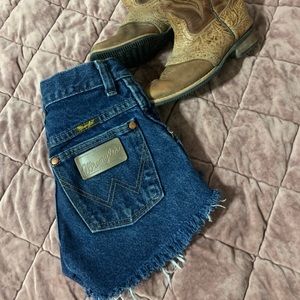 SOLD Girls distressed shorts